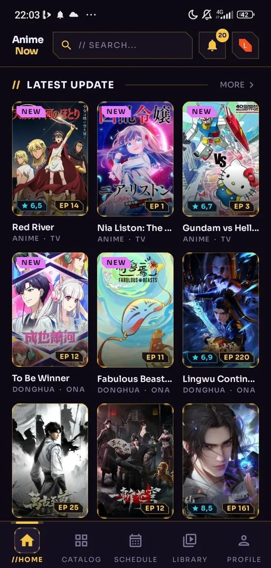 Latest updates with anime and donghua